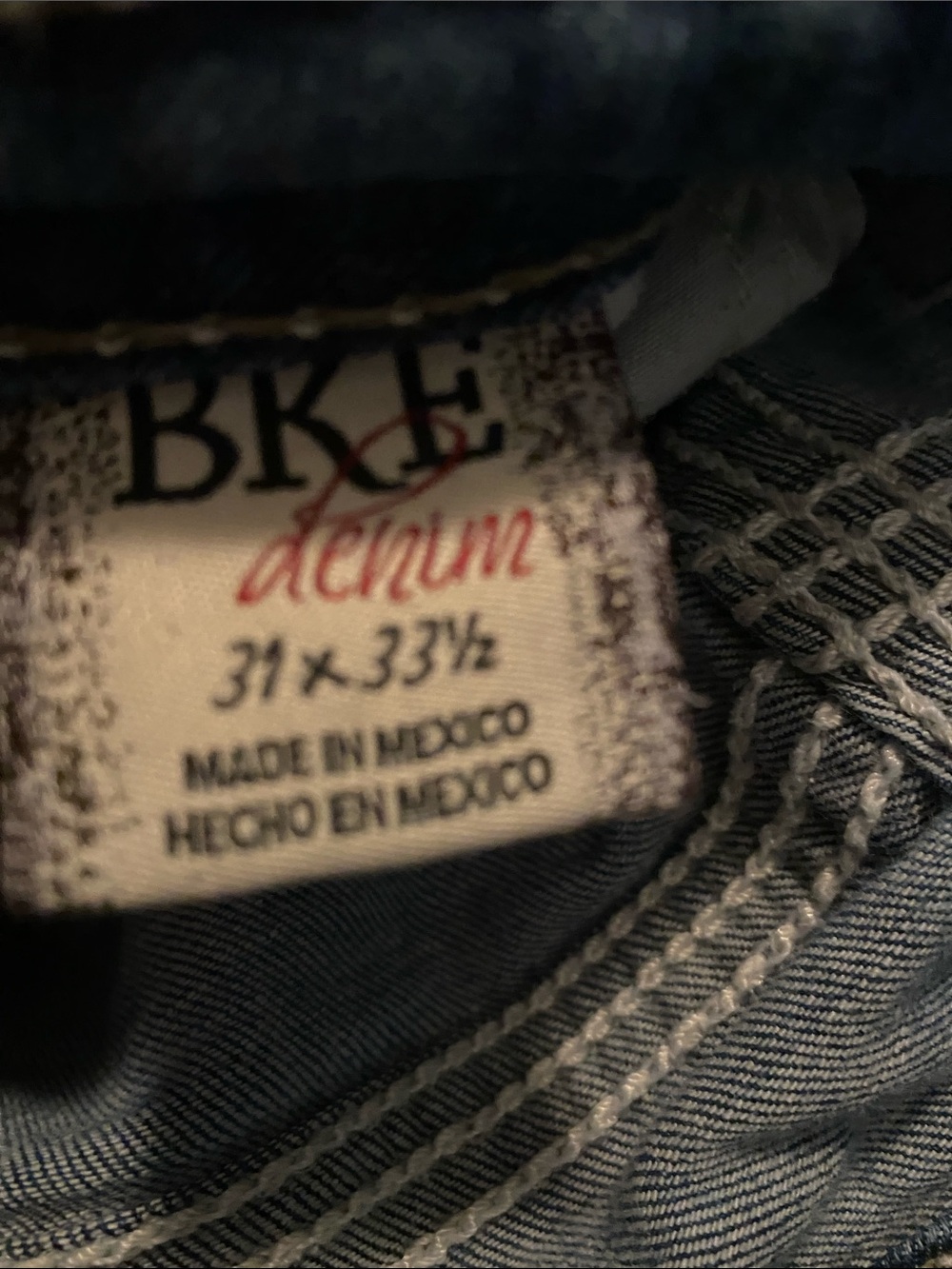 BKE Dark Blue Women's Bootcut Jeans - Picture 6 of 6